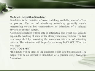 Secure visual algorithm simulator | PPT
