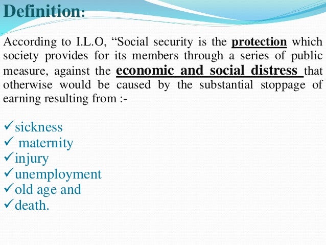 Social security