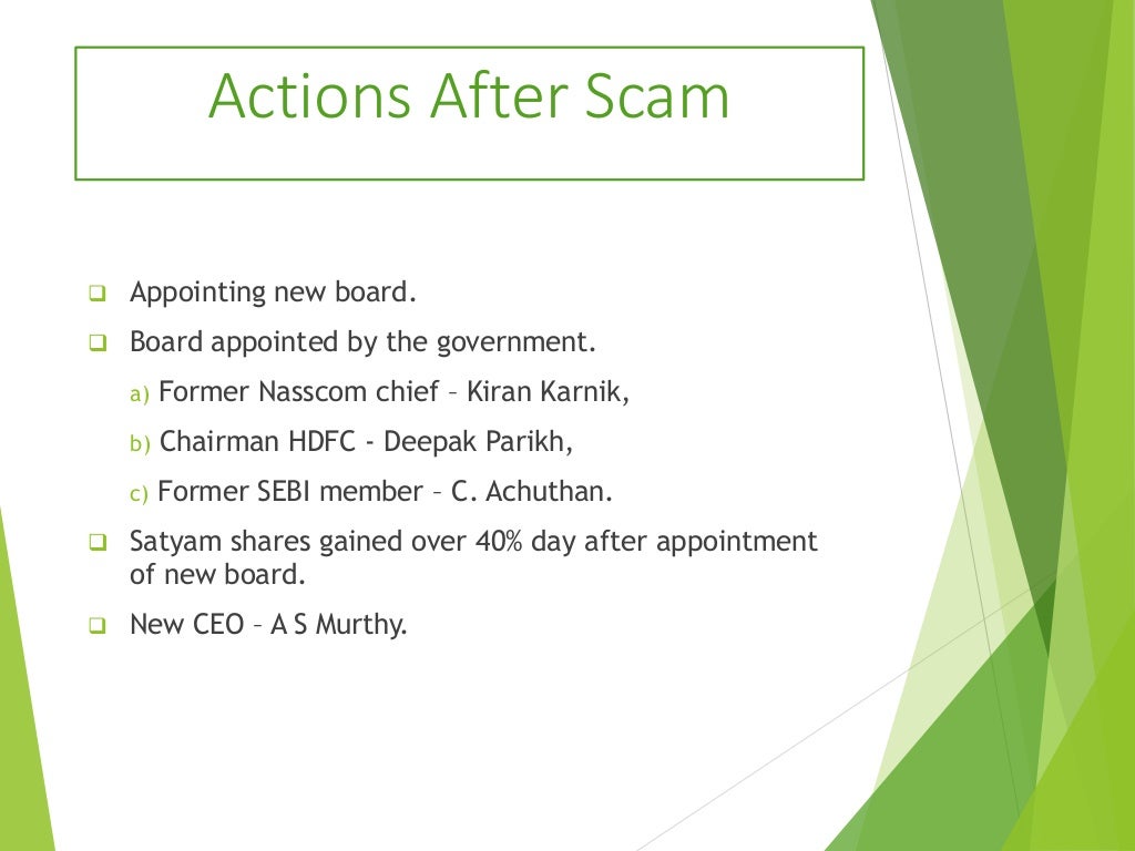 Satyam case study questions and answers picture