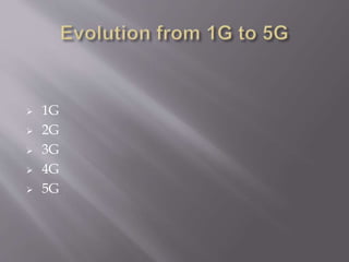 5G wireless technology ppt | PPTX
