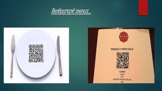 Restaurant menus…
 