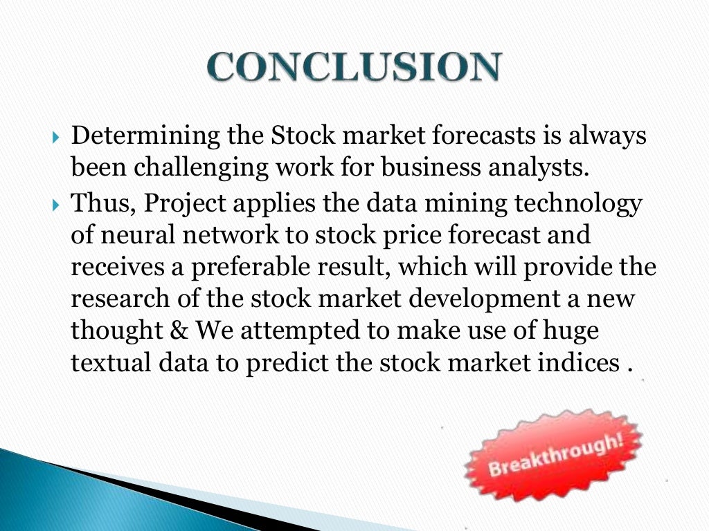 stock market prediction thesis