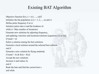 IMPLEMENTATION OF DYNAMIC REMOTE OPERATED USING BAT ALGORITHMNAVIGATION ...