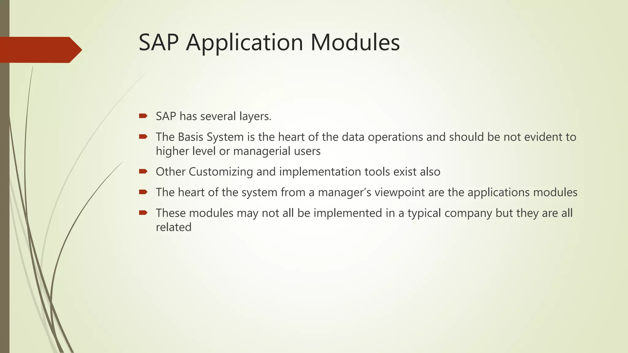 SAP Basic Introduction | PPTX | Computing | Technology & Computing