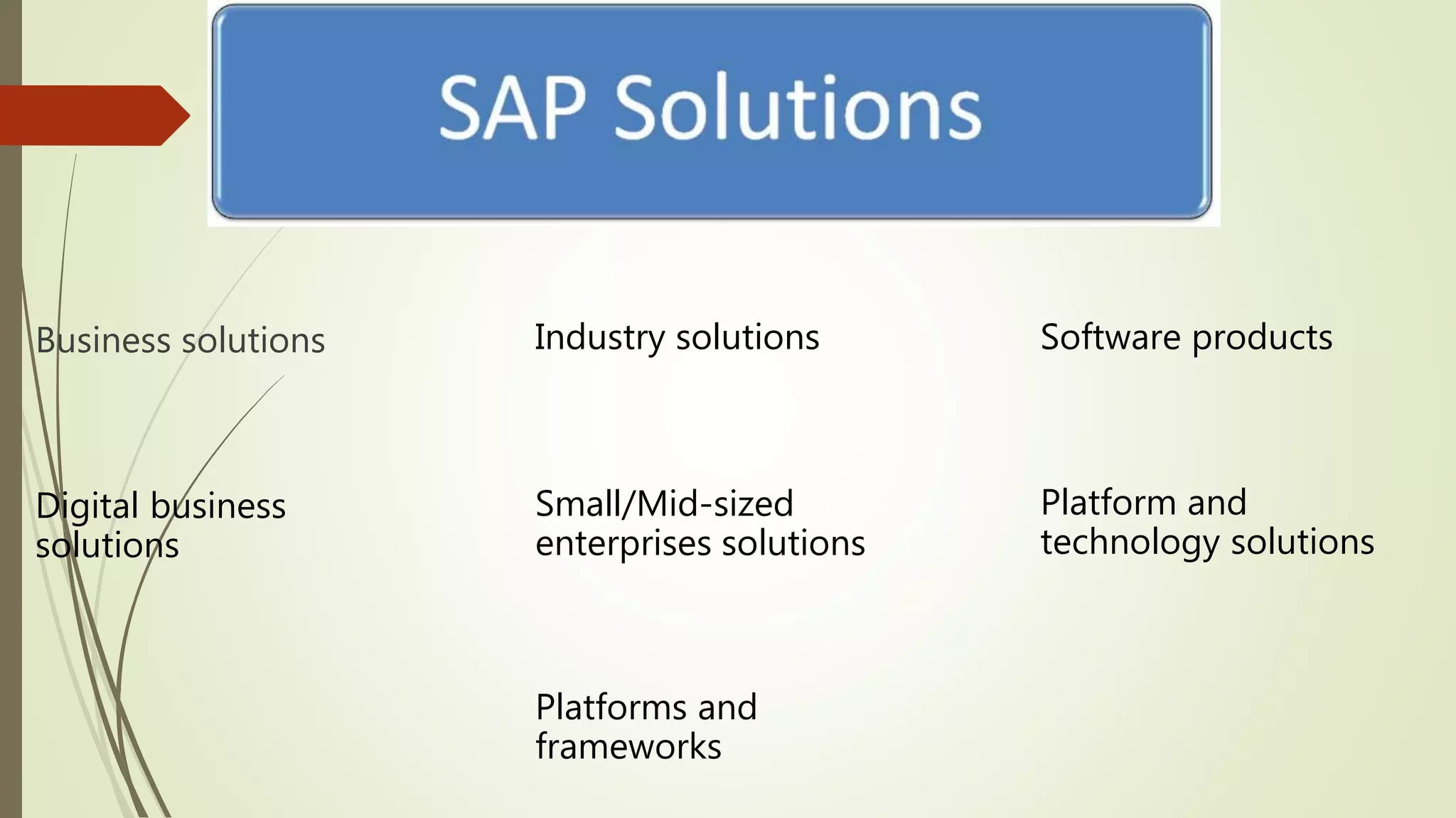 SAP Basic Introduction | PPTX | Computing | Technology & Computing