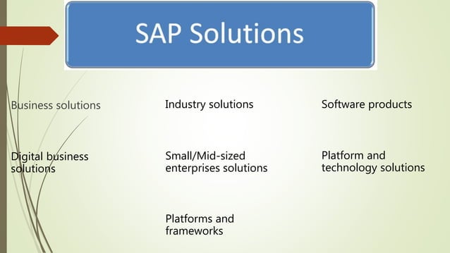 SAP Basic Introduction | PPTX | Computing | Technology & Computing