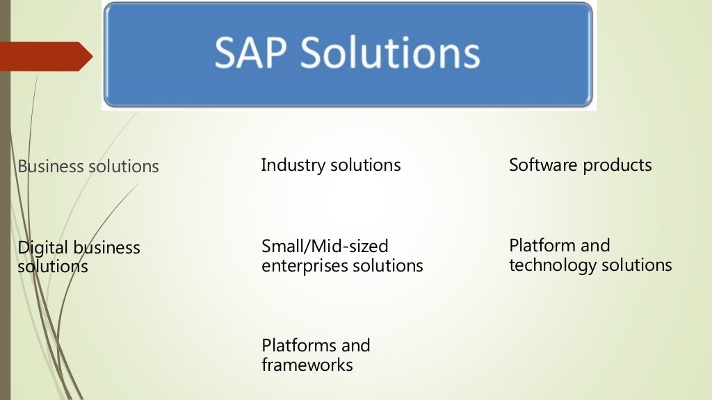 SAP Basic Introduction