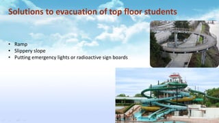 Evacuation plan in case of fire - BMU campus | PPT