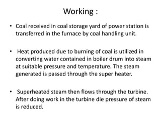 Steam Power Plant | PPTX