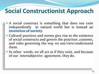 Social Construction Of Gender