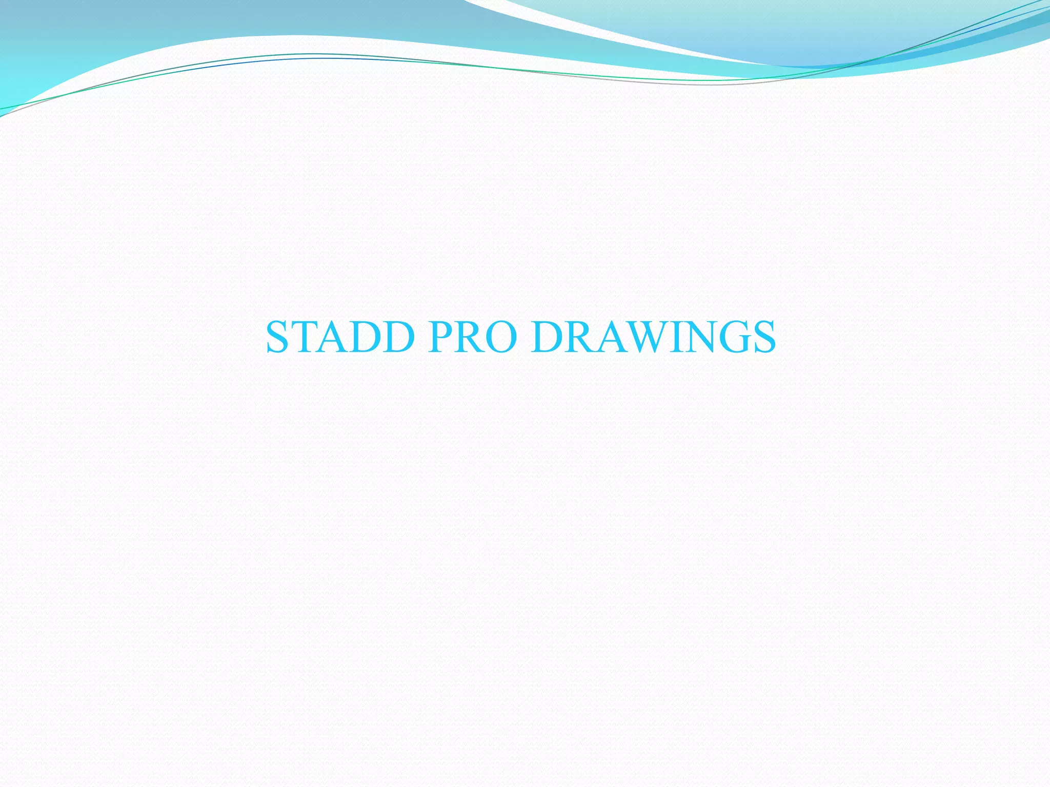 STADD PRO DRAWINGS
 