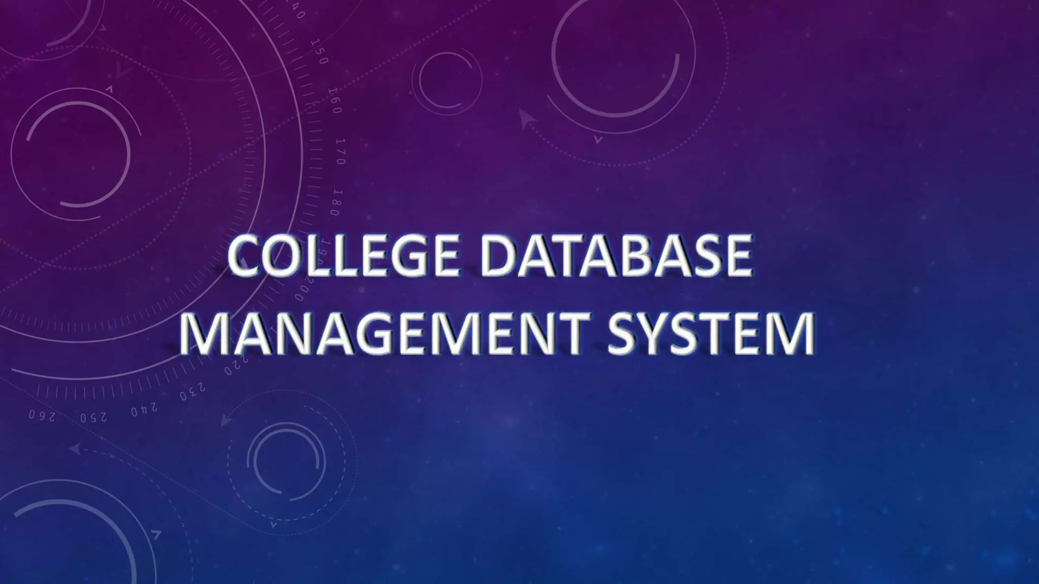 Student database management system | PPTX