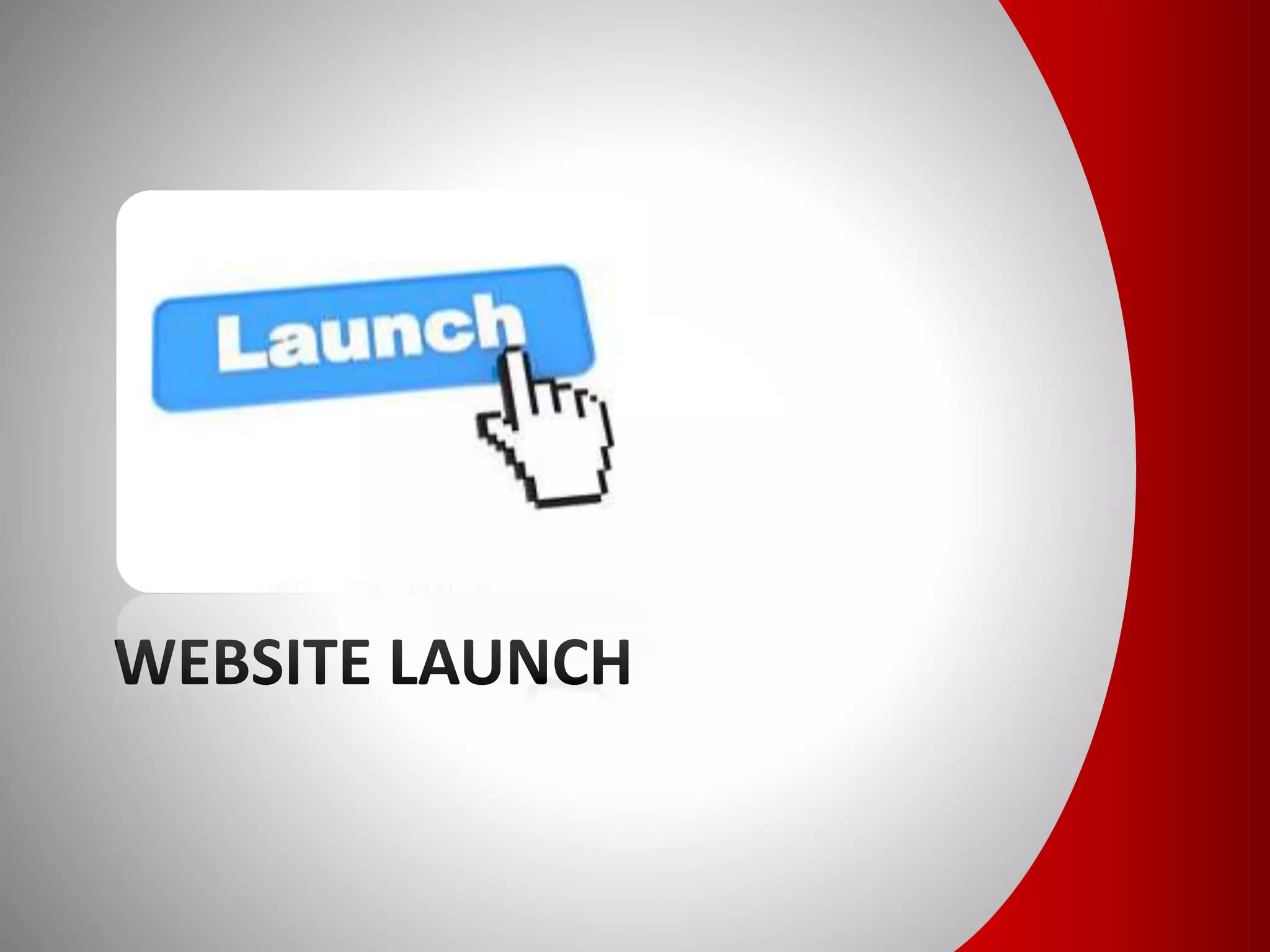 WEBSITE LAUNCH
 
