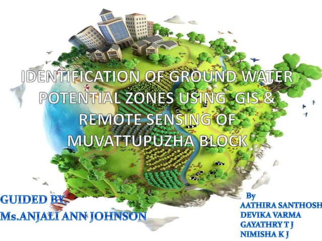 identification of ground water potential zones using gis and remote ...