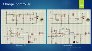 24
Charging ON Charging OFF
Charge controller
 