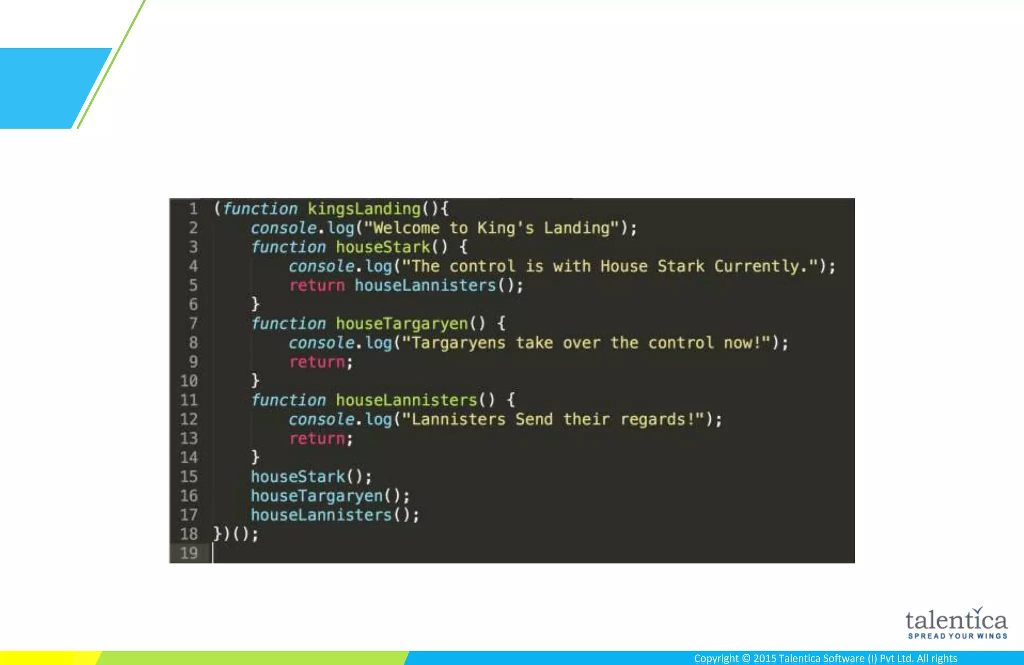Copyright © 2015 Talentica Software (I) Pvt Ltd. All rightsCopyright © 2015 Talentica Software (I) Pvt Ltd. All rights
 