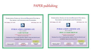PAPER publishing
 