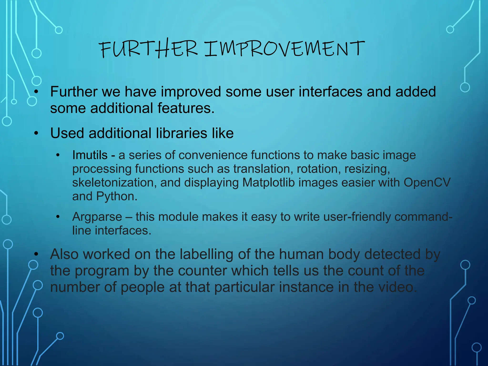 Final PPT.ppt about human detection and counting | PPT