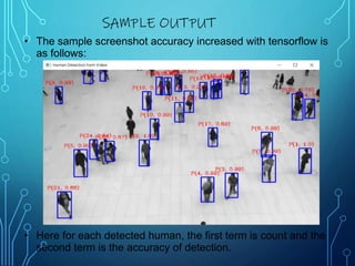 Final PPT.ppt about human detection and counting | PPT
