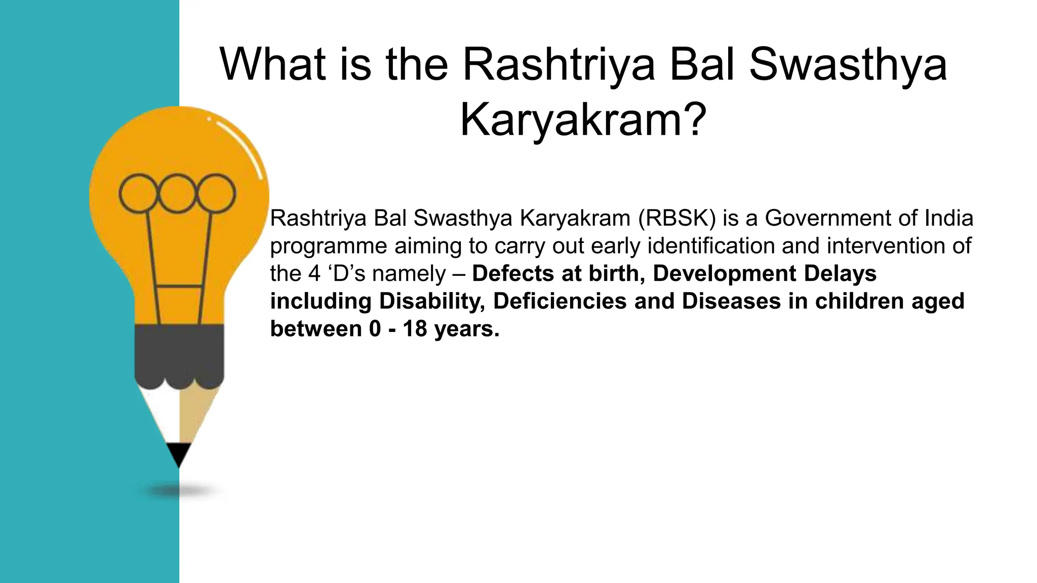 All About Rashtriya Bal Swasthya Karyakram | PPTX
