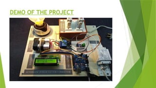 Automatic power factor correction using Arduino uno | PPTX