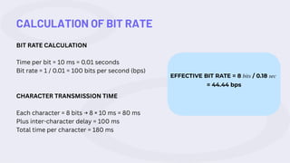Bitrate Calculation Understand water laser communication using Arduino laser and solar ...