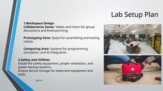 Proposal Lab Setup This Presentation For A Proposal Letter For Establish A Robotics Lab In ...