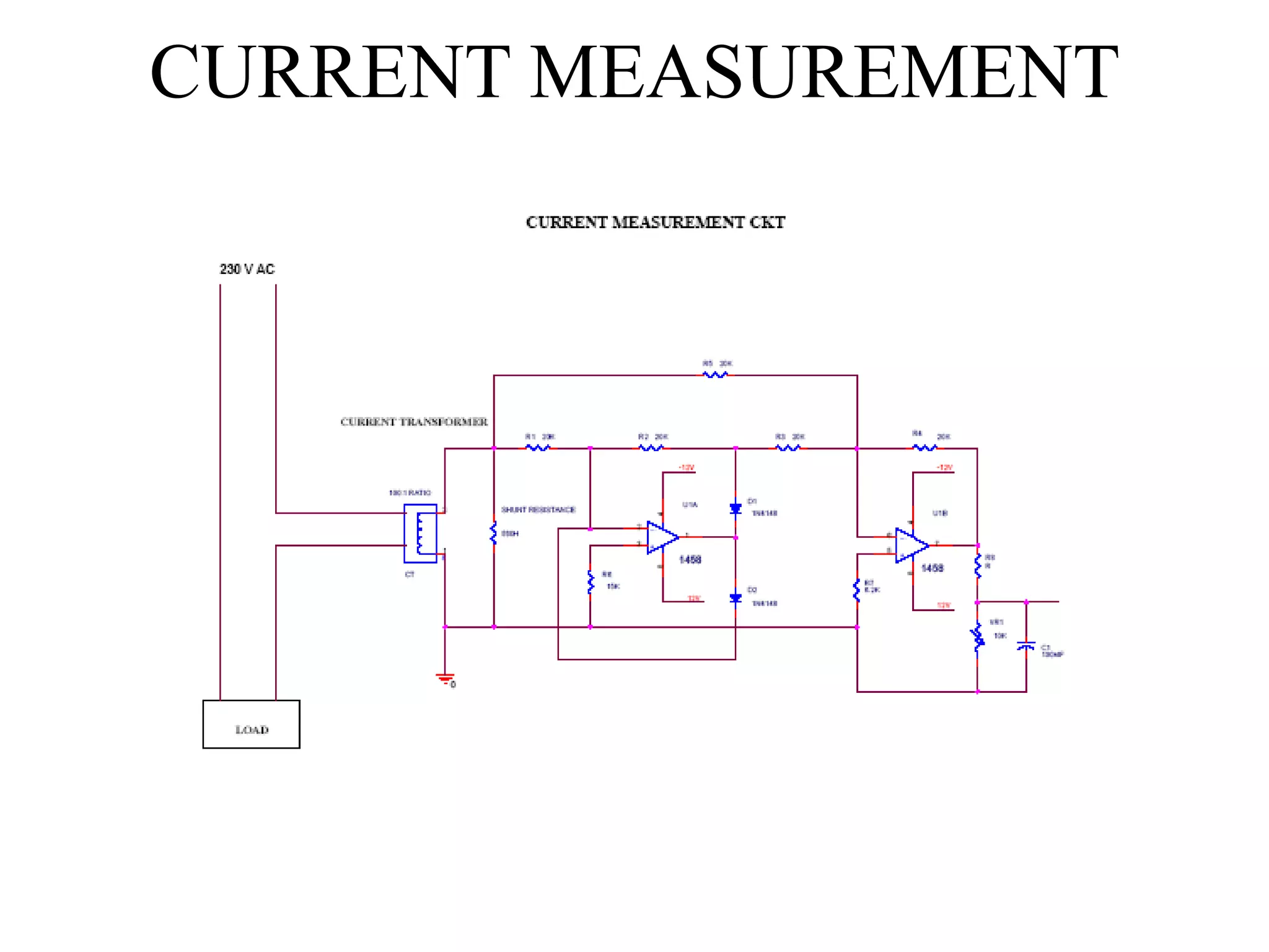 CURRENT MEASUREMENT
 