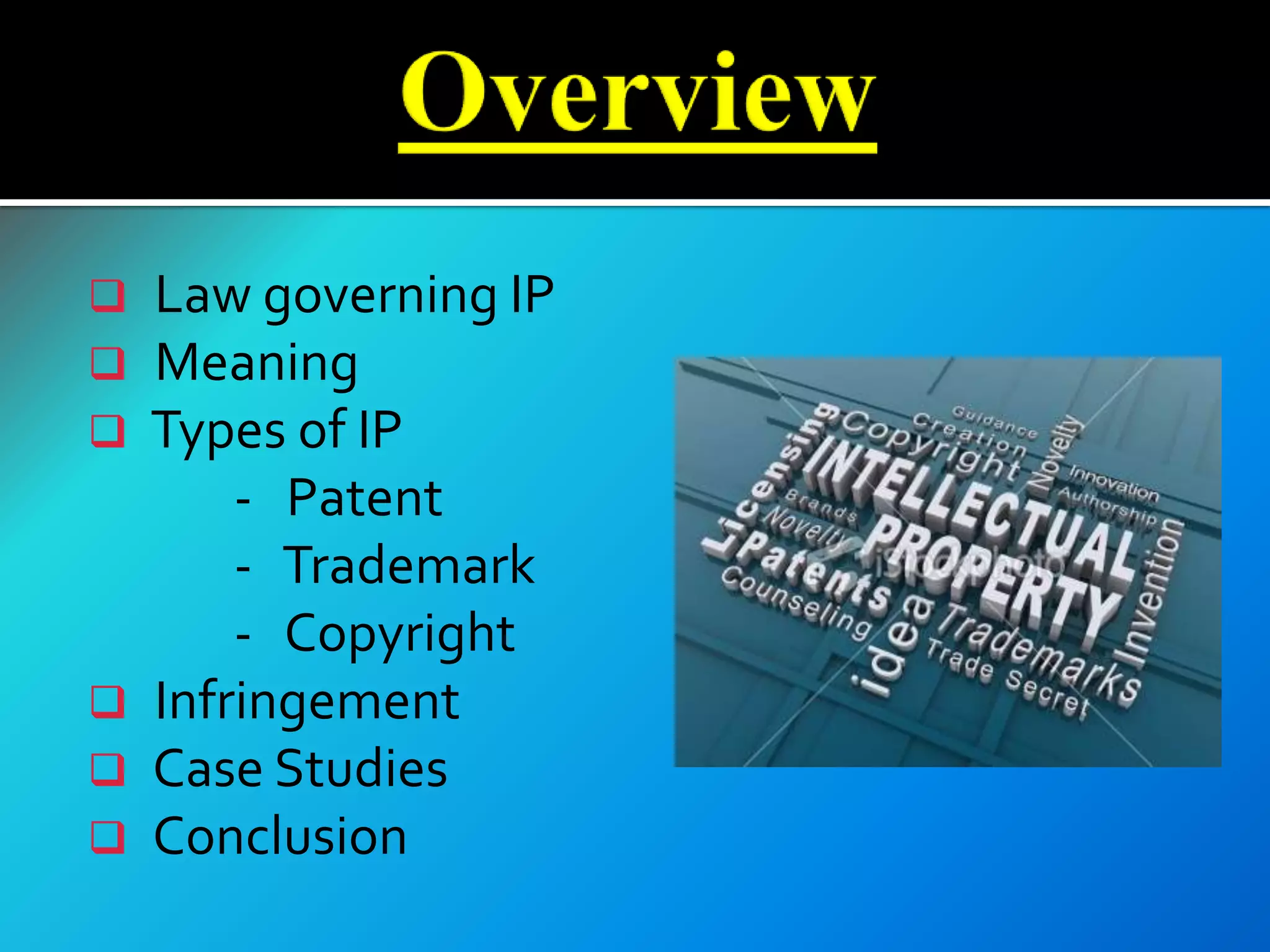 Intellectual Property Rights | PPTX