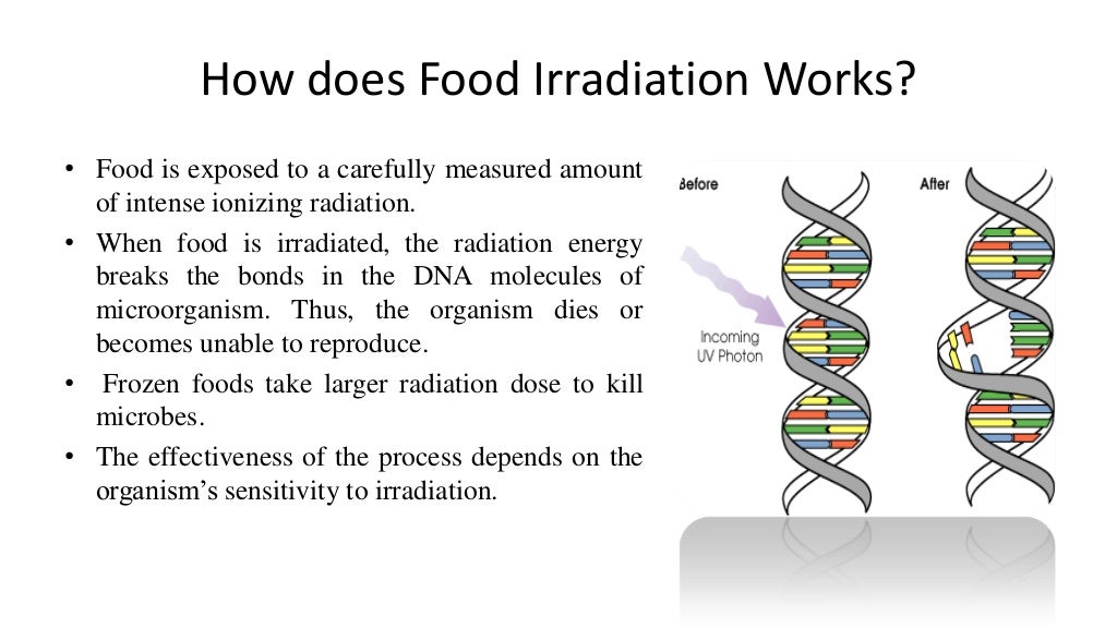 The food irradiation process