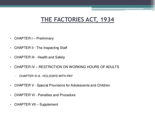 Factories Factories