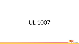 UL 1007
 