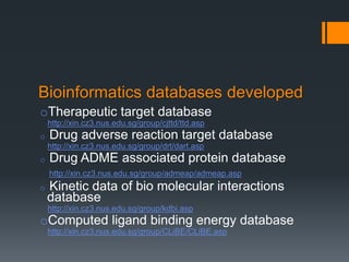Computer aided drug designing (CADD) | PPTX