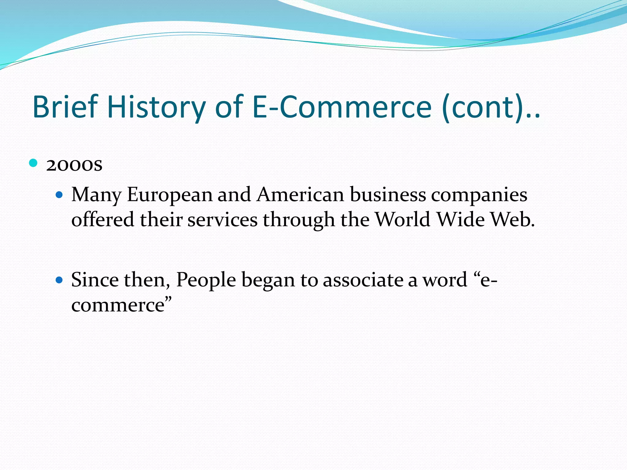 E-Commerce PPT | PPTX
