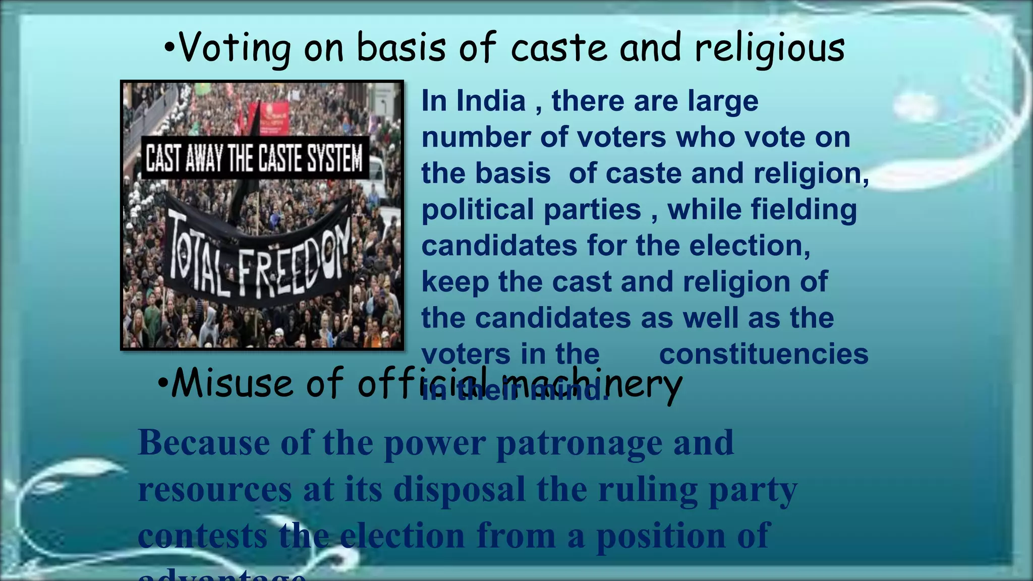 ELECTION SYSTEM IN INDIA. | PPTX