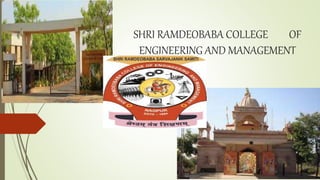 SHRI RAMDEOBABA COLLEGE OF
ENGINEERING AND MANAGEMENT
 
