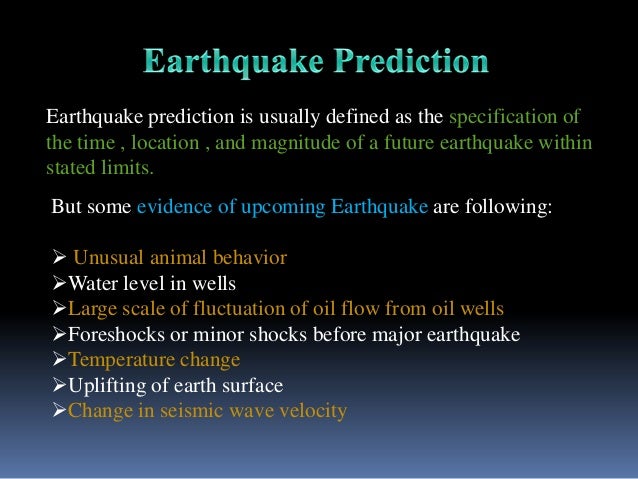 earthquake ppt