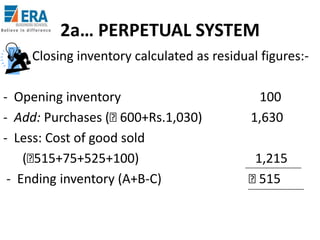Inventory Management - a ppt for PGDM/MBA | PPTX