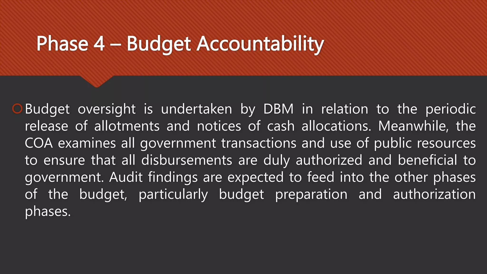 National Government and Local Government Budget Process | PPTX