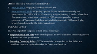 Impact of Analysis of Goods And services TAX IN INDIA | PPTX