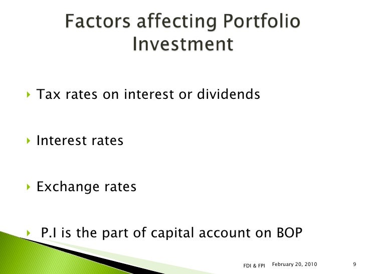 Foreign portfolio investment