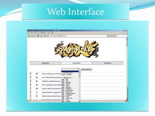 Web Interface
 