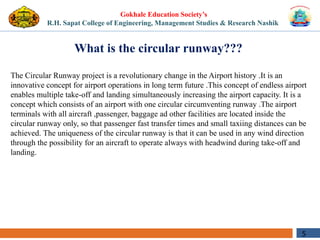 Proposed plannig for Airport with Circular Runway in India | PPTX