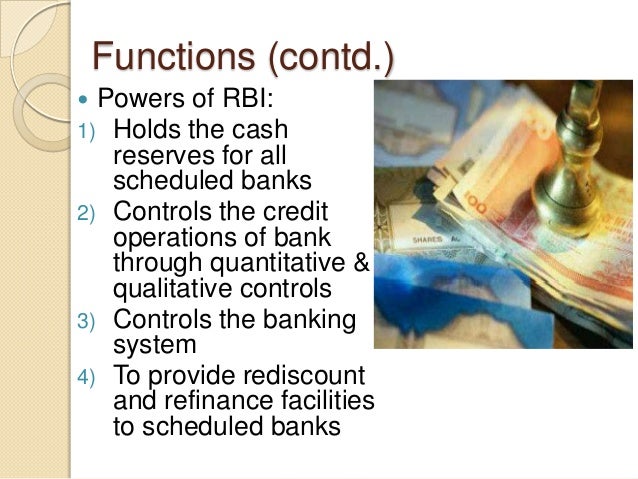 Reserve Bank Of India Management Of Financial Services Project