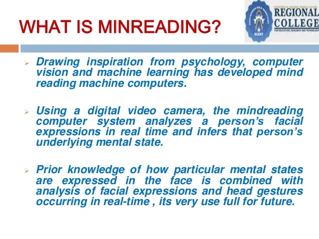 PPT on mind reading computer