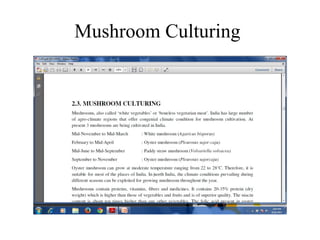 Final ppt on mushroom