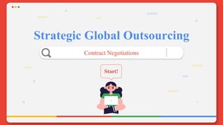 Strategic Global Outsourcing
Contract Negotiations
Start!
 