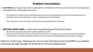 Final PPT Partial Replacement of sand with quarry dust in high strength ...