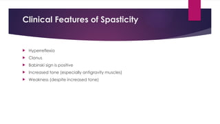 Understanding Spasticity and Rigidity: Neurophysiology, Clinical ...