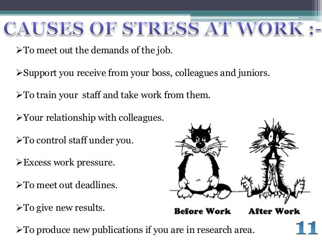 how to cope with stress at work